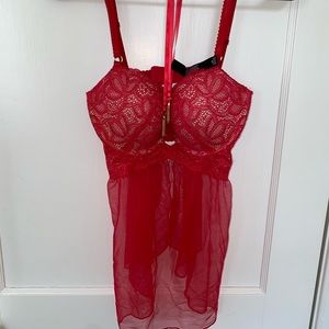 VS hot pink babydoll